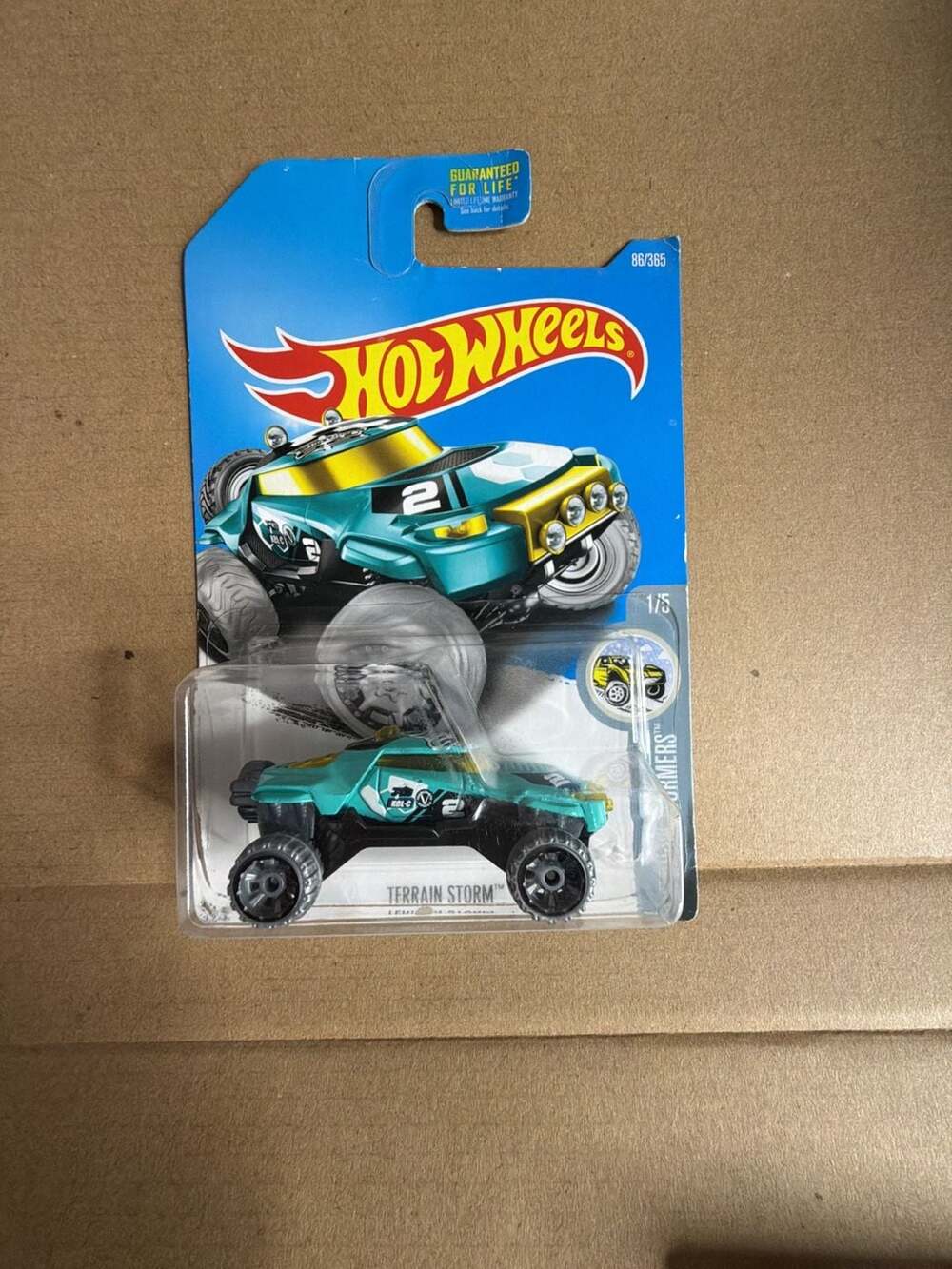 Hot Wheels Terrain Storm HW Snow Stormers Teal 86/365